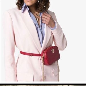 Prada convertible shoulder belt bum bag